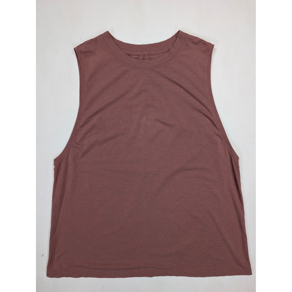 Lululemon All Yours Muscle Tank Top Mauve Brown Relaxed Fit Sleeveless Yoga